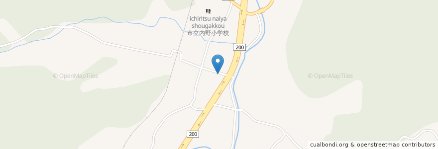 Mapa de ubicacion de 内野郵便局 en Japonya, 福岡県, 飯塚市.