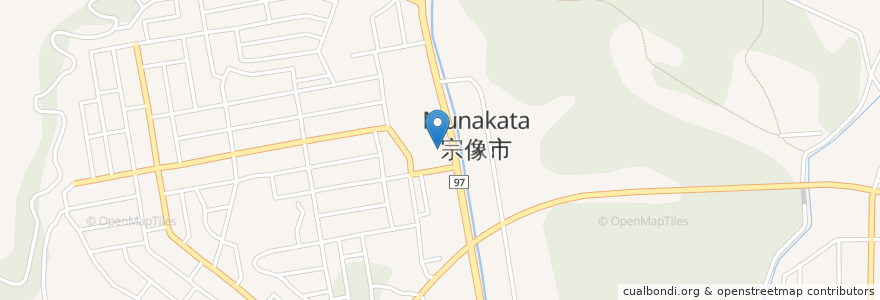 Mapa de ubicacion de 宗像ひかりケ丘簡易郵便局 en Japón, Prefectura De Fukuoka, 宗像市.