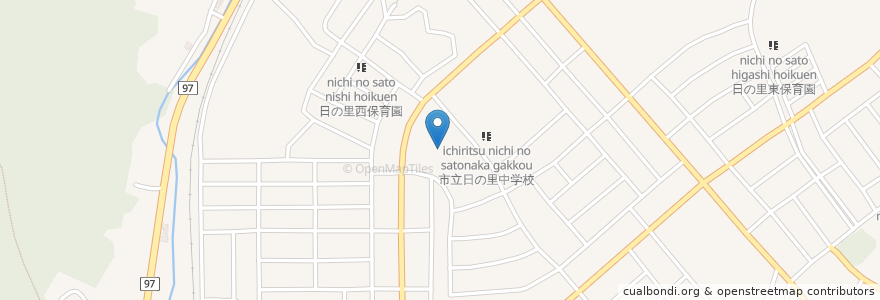 Mapa de ubicacion de 市立日の里西小学校 en ژاپن, 福岡県, 宗像市.