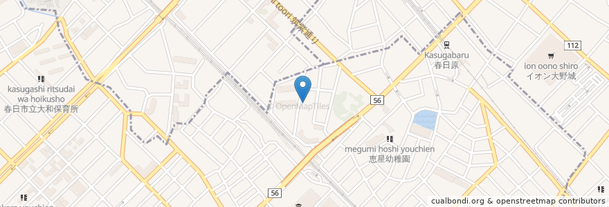 Mapa de ubicacion de 春日市立春日原保育所 en 日本, 福岡県, 春日市.