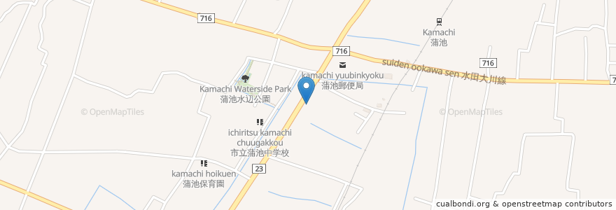 Mapa de ubicacion de 柳川警察署金納駐在所 en 日本, 福岡県, 柳川市.