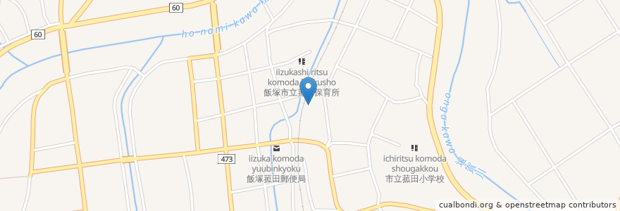 Mapa de ubicacion de 桜ケ丘幼稚園 en Japan, 福岡県, 飯塚市.