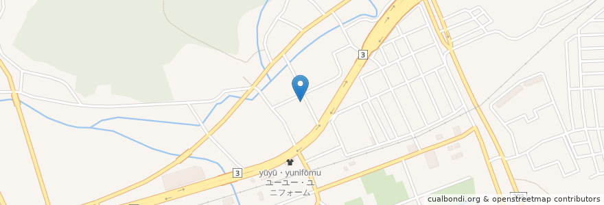 Mapa de ubicacion de 水巻頃末郵便局 en 日本, 福岡県, 遠賀郡, 水巻町.