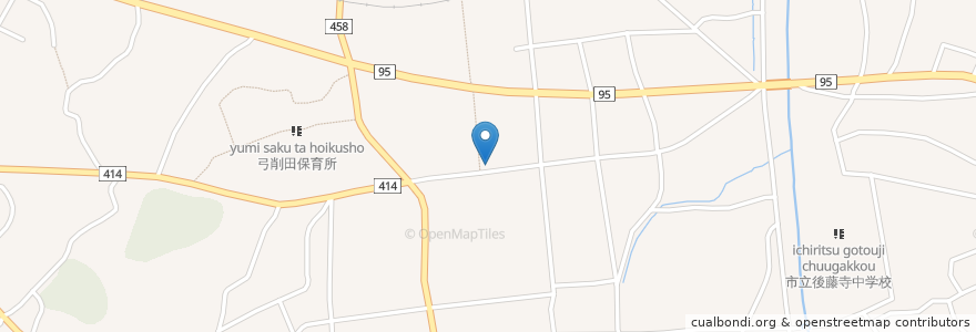 Mapa de ubicacion de 田川公共職業安定所 en 日本, 福岡県, 田川市.