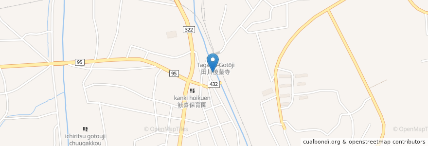 Mapa de ubicacion de 田川警察署後藤寺交番 en Japonya, 福岡県, 田川市.