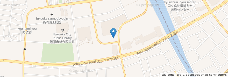Mapa de ubicacion de 福岡市消防局早良消防署 en Japón, Prefectura De Fukuoka, 福岡市, 早良区.