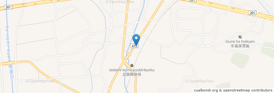 Mapa de ubicacion de 飯塚地区桂川消防署穂波派出所 en 日本, 福冈县, 饭冢市.