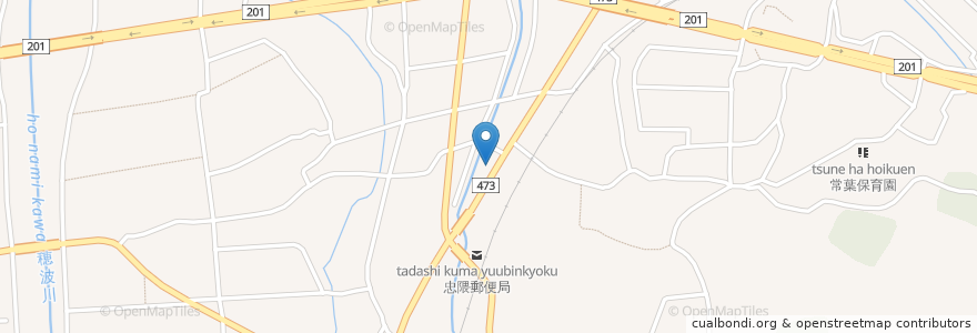 Mapa de ubicacion de 飯塚警察署穂波交番 en Япония, Фукуока, 飯塚市.