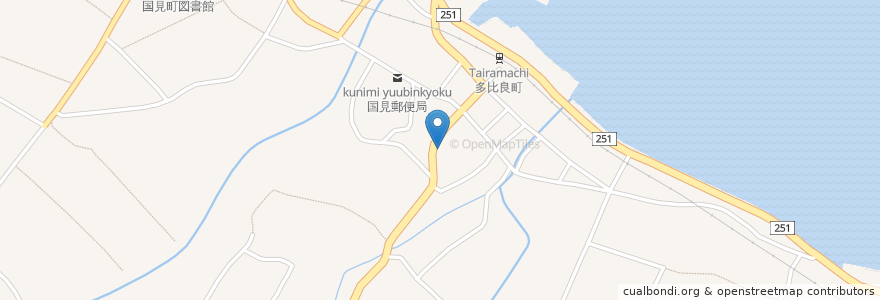 Mapa de ubicacion de 中央保育園 en 日本, 长崎县, 云仙市.