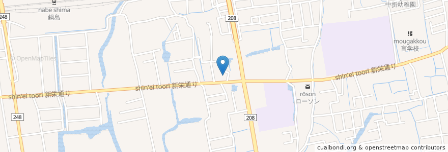 Mapa de ubicacion de 佐賀広域消防局佐賀消防署西分署 en Japão, 佐賀県, 佐賀市.
