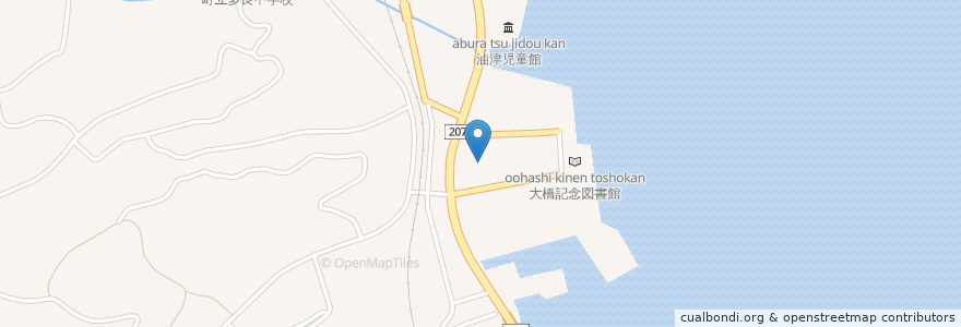 Mapa de ubicacion de 太良町役場 en Japón, Prefectura De Saga, 藤津郡, 太良町.