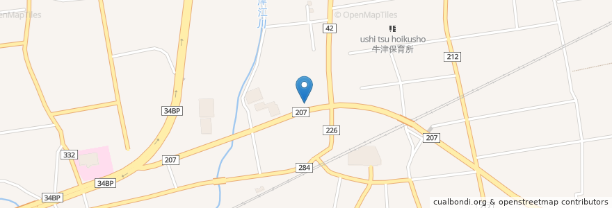 Mapa de ubicacion de 小城警察署牛津交番 en 日本, 佐賀県, 小城市.