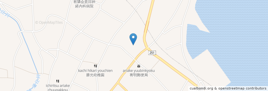 Mapa de ubicacion de 心香保育園 en 日本, 長崎県, 島原市.