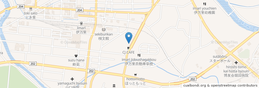 Mapa de ubicacion de 社会福祉法人伊万里福祉会立みなみ保育園 en 日本, 佐賀県, 伊万里市.