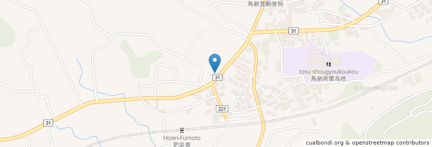 Mapa de ubicacion de 鳥栖警察署平田駐在所 en 日本, 佐賀県, 鳥栖市.