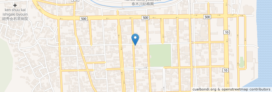 Mapa de ubicacion de 九州地方整備局別府港湾・空港整備事務所 en 日本, 大分県, 別府市.