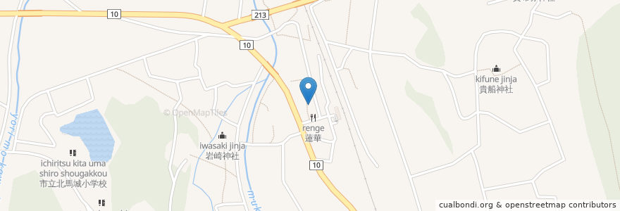 Mapa de ubicacion de 宇佐警察署岩崎駐在所 en Japonya, 大分県, 宇佐市.