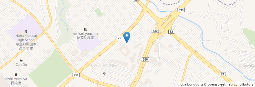 Mapa de ubicacion de ガジマル保育園 en 日本, 冲绳县/沖繩縣, 那霸市.