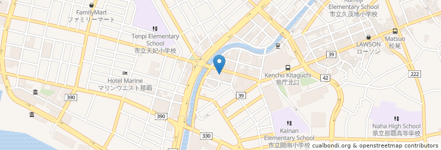 Mapa de ubicacion de Izumizaki Hospital en Japan, Okinawa Prefecture, Naha.