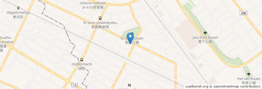 Mapa de ubicacion de よさみ保育園 en 日本, 愛知県, 安城市.