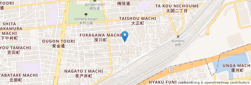 Mapa de ubicacion de わかくさ幼稚園 en Jepun, 愛知県, 名古屋市, 中村区.