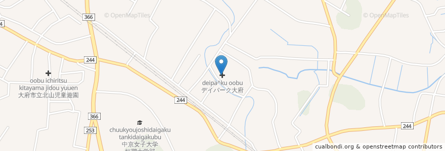 Mapa de ubicacion de ケアハウスデイパーク大府 en ژاپن, 愛知県, 大府市.