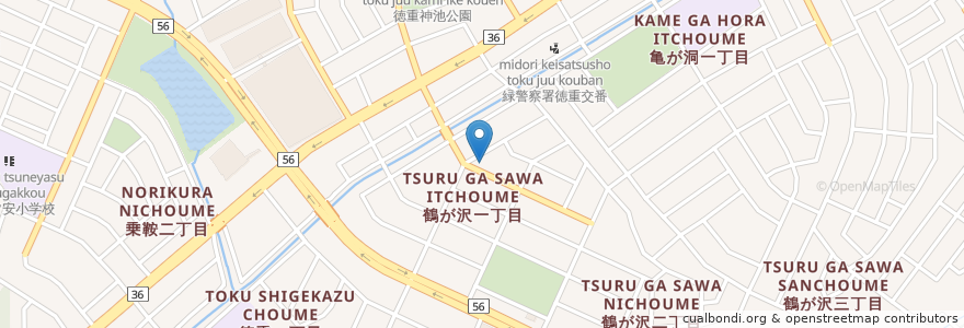 Mapa de ubicacion de ラ・プラス鶴が沢 en Japan, Präfektur Aichi, 名古屋市, 緑区.
