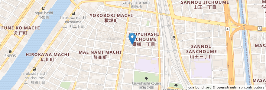 Mapa de ubicacion de 中川警察署露橋交番 en Japão, 愛知県, Nagoia, 中川区.