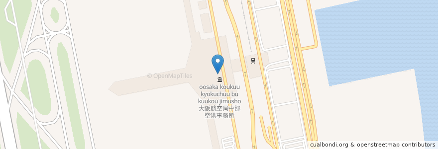 Mapa de ubicacion de 中部空港警察署ターミナル交番 en 일본, 아이치현, 도코나메시.