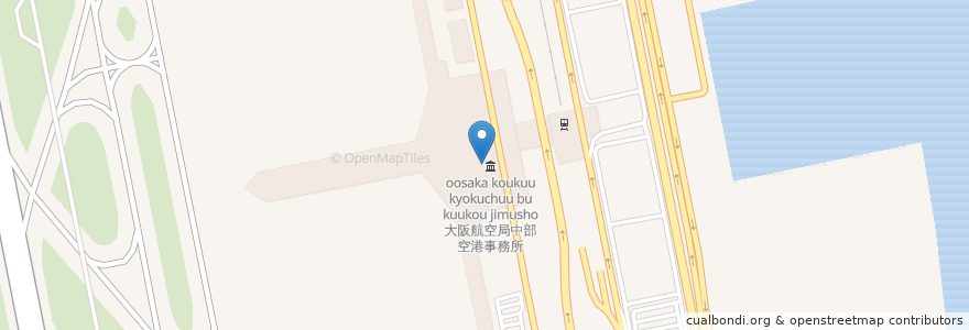 Mapa de ubicacion de 動物検疫所中部空港支所 en Япония, Айти, Токонамэ.
