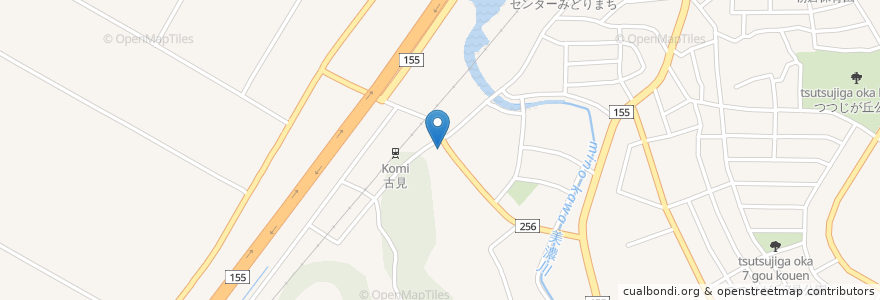 Mapa de ubicacion de 古見児童遊園地 en Jepun, 愛知県, 知多市.