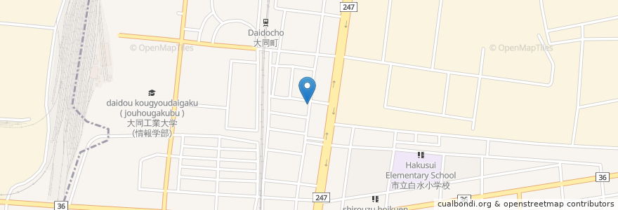 Mapa de ubicacion de 名古屋大同郵便局 en Japan, Aichi Prefecture, Nagoya, Minami Ward.