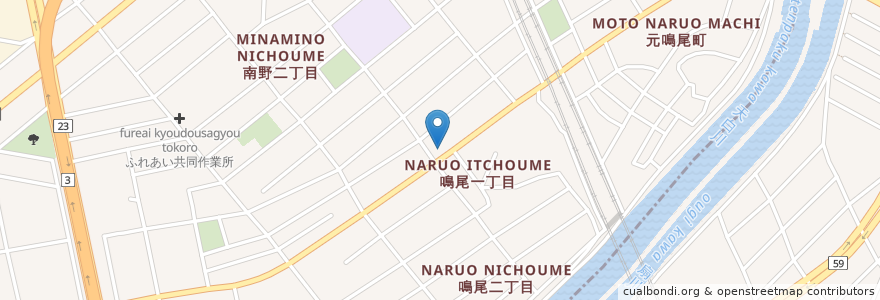 Mapa de ubicacion de 名古屋市消防局南消防署星崎出張所 en 日本, 愛知県, 名古屋市, 南区.