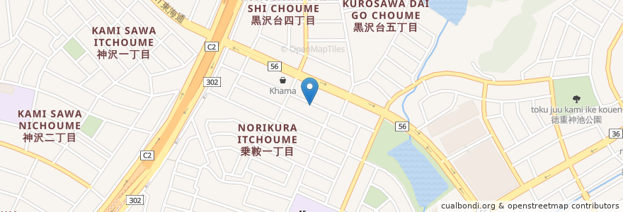 Mapa de ubicacion de 名古屋黒石郵便局 en Japan, Präfektur Aichi, 名古屋市, 緑区.