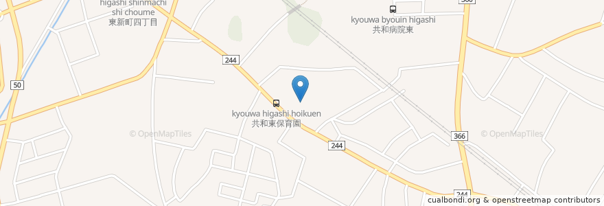 Mapa de ubicacion de 大府市立共和東保育園 en اليابان, 愛知県, 大府市.