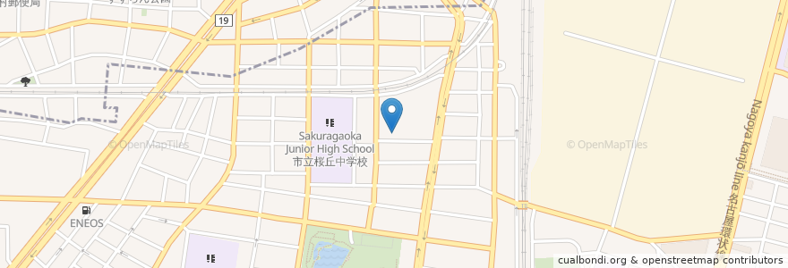 Mapa de ubicacion de 大曽根社会保険事務所 en Japão, 愛知県, Nagoia, 東区.