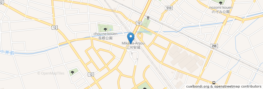 Mapa de ubicacion de 安城警察署三河安城駅前交番 en 日本, 愛知県, 安城市.
