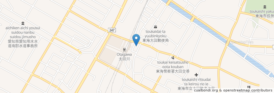 Mapa de ubicacion de 小嶋病院 en Japon, Préfecture D'Aichi, 東海市.