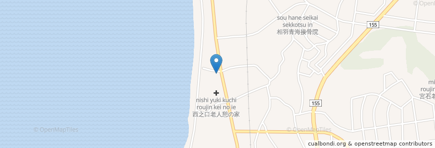 Mapa de ubicacion de 常滑警察署西之口交番 en 일본, 아이치현, 도코나메시.
