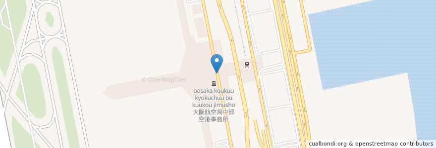 Mapa de ubicacion de 常滑郵便局セントレア分室 en Jepun, 愛知県, 常滑市.