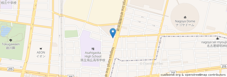 Mapa de ubicacion de 日本小型船舶検査機構名古屋支部 en 日本, 愛知県, 名古屋市, 東区.