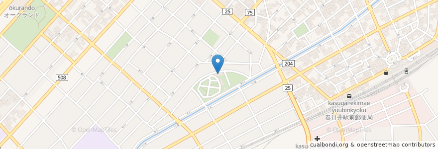 Mapa de ubicacion de 春日井市交通児童館 en 日本, 愛知県, 春日井市.