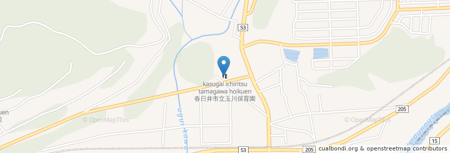 Mapa de ubicacion de 春日井市立玉川保育園 en Япония, Айти, 瀬戸市.
