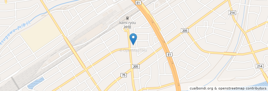 Mapa de ubicacion de 春日井神領郵便局 en 日本, 愛知県, 春日井市.