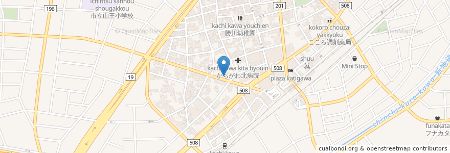Mapa de ubicacion de 春日井警察署勝川交番 en 日本, 愛知県, 春日井市.