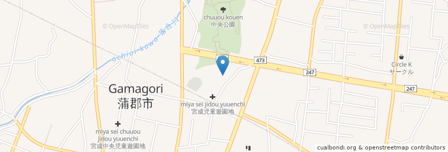 Mapa de ubicacion de 木船幼稚園 en 日本, 愛知県, 蒲郡市.