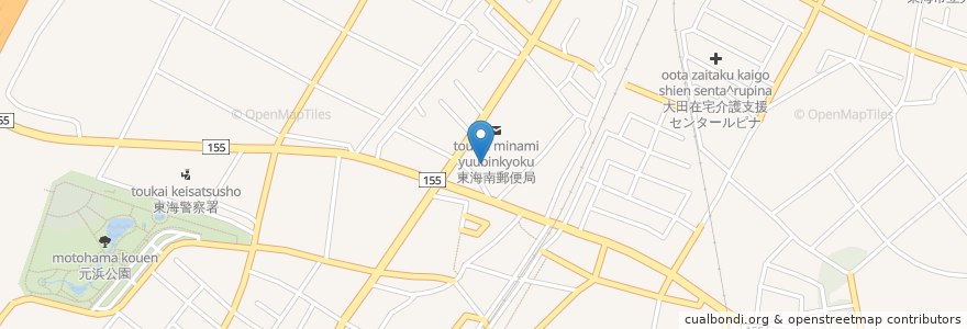Mapa de ubicacion de 東海市消防本部 en 日本, 愛知県, 東海市.