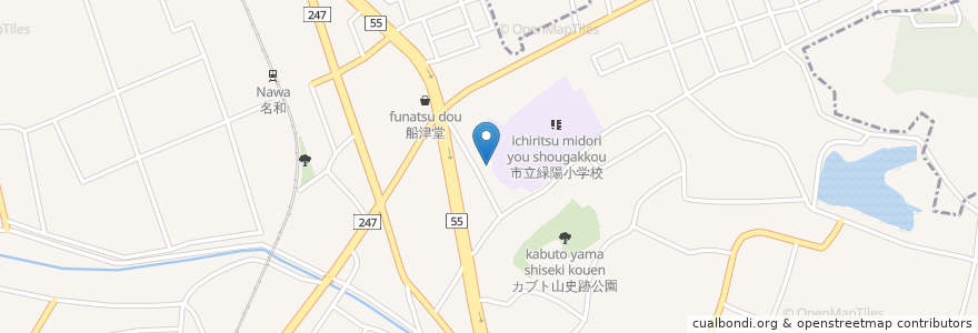 Mapa de ubicacion de 東海市立緑陽敬老の家 en Jepun, 愛知県, 東海市, 名古屋市.