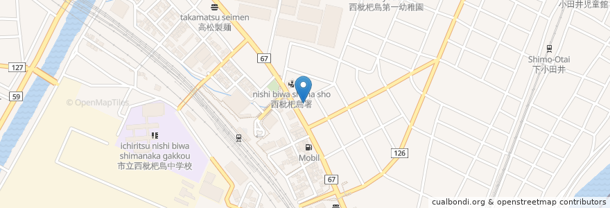 Mapa de ubicacion de 枇杷島郵便局 en 일본, 아이치현, 清須市.