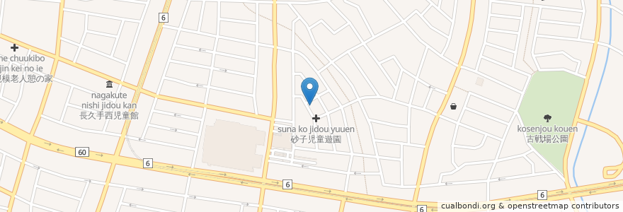 Mapa de ubicacion de 楓小規模老人憩いの家 en 日本, 愛知県, 長久手市.